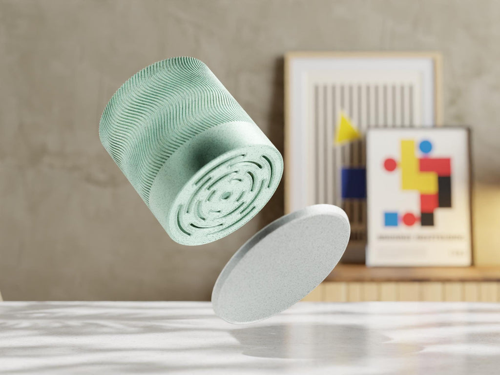 Wave Pattern Planter with Base: Modern Indoor Plant Pot