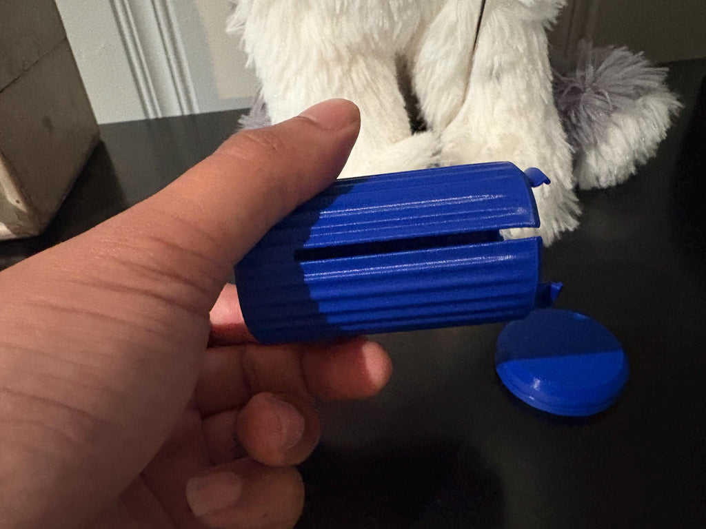 GLAMTIME Dog Poop Bag Dispenser: Stylish Clip-On Pet Waste Holder