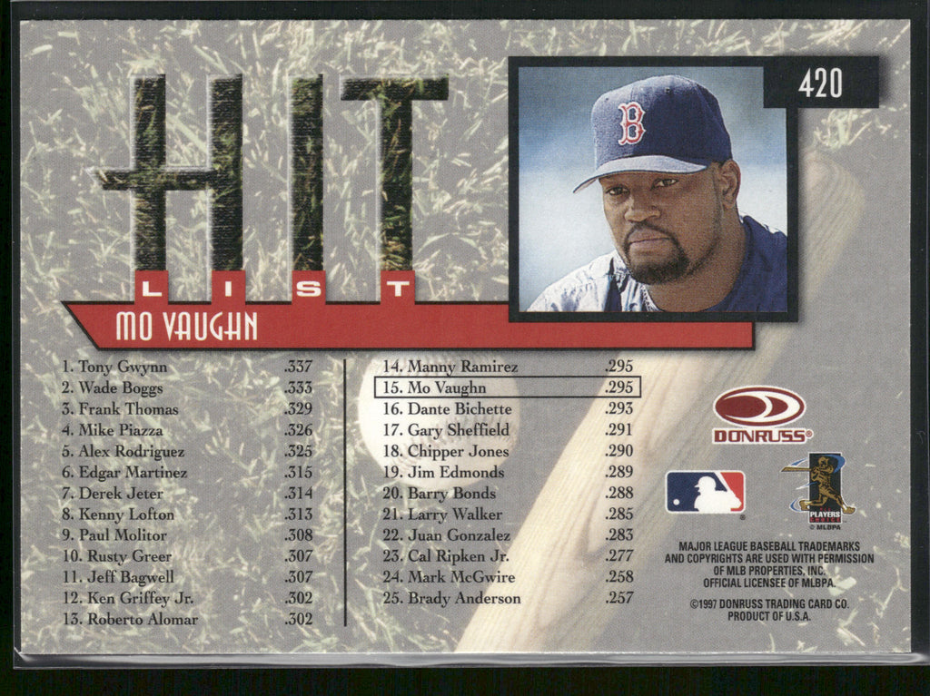 1997 Donruss #420 Mo Vaughn