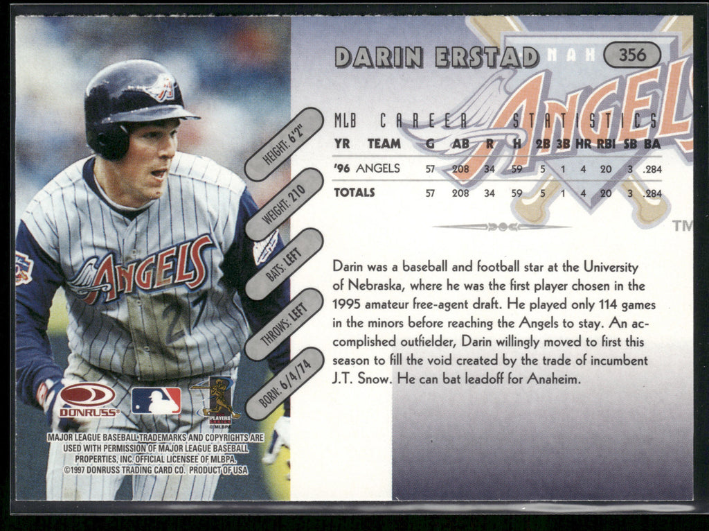 1997 Donruss #356 Darin Erstad