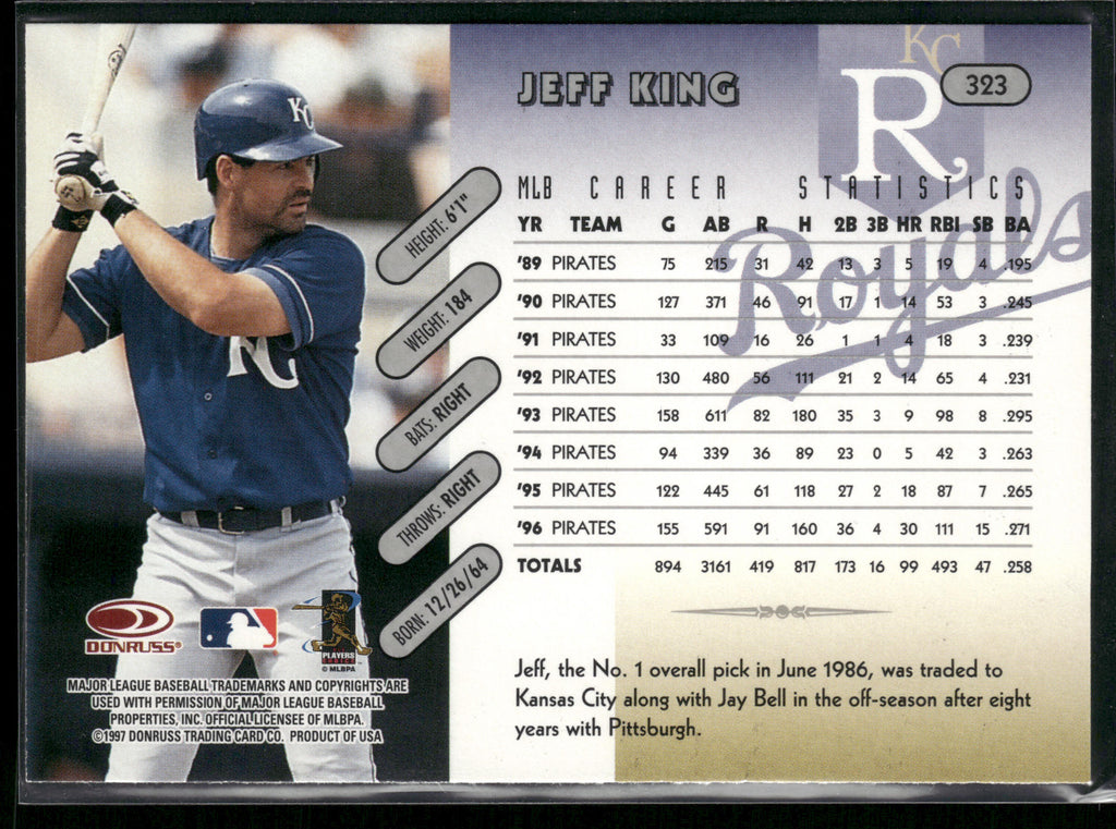 1997 Donruss #323 Jeff King