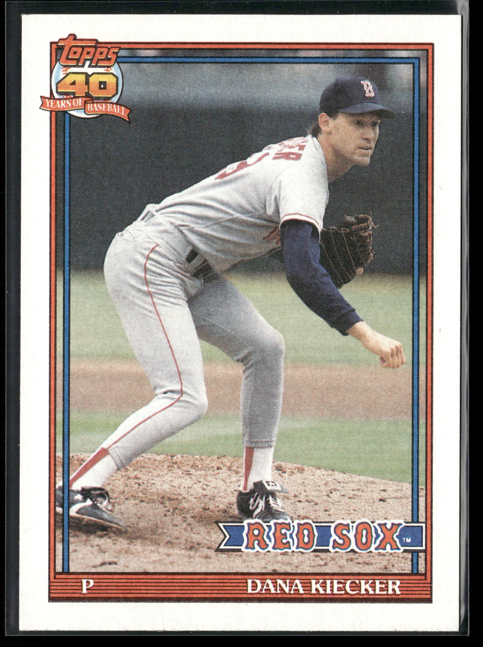 1991 Topps #763 Dana Kiecker
