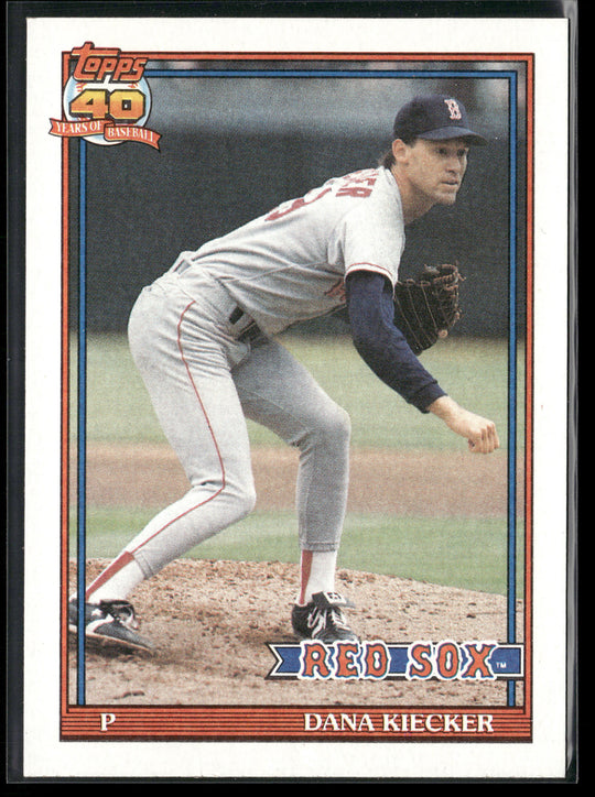 1991 Topps #763 Dana Kiecker