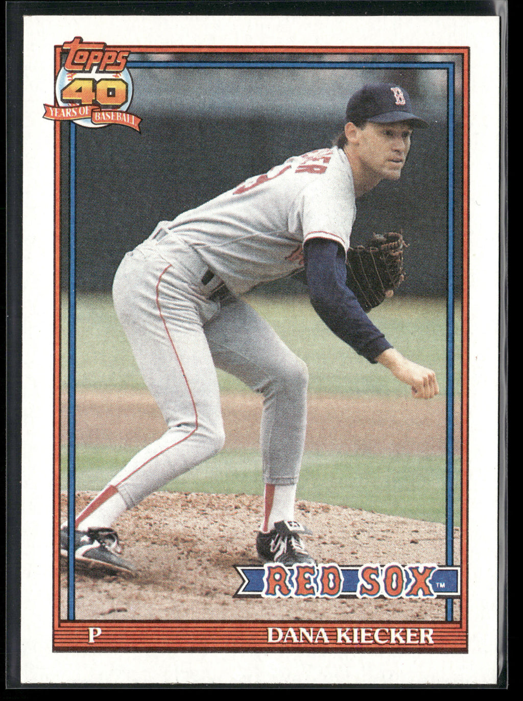 1991 Topps #763 Dana Kiecker
