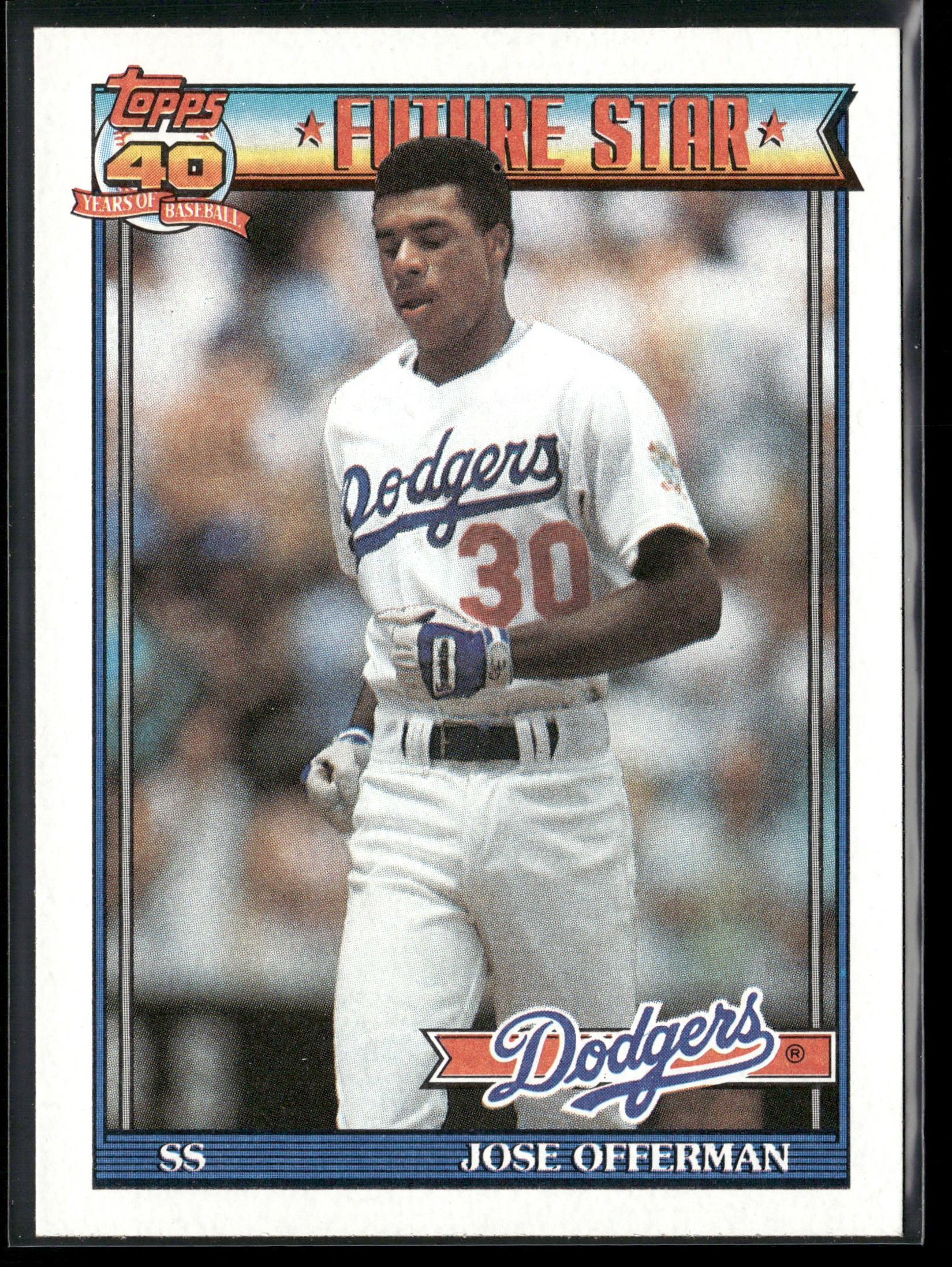 1991 Topps #587 Jose Offerman