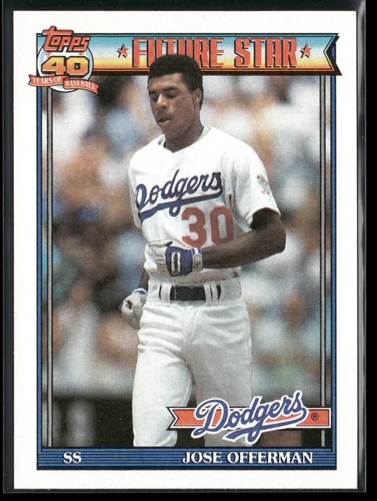 1991 Topps #587 Jose Offerman