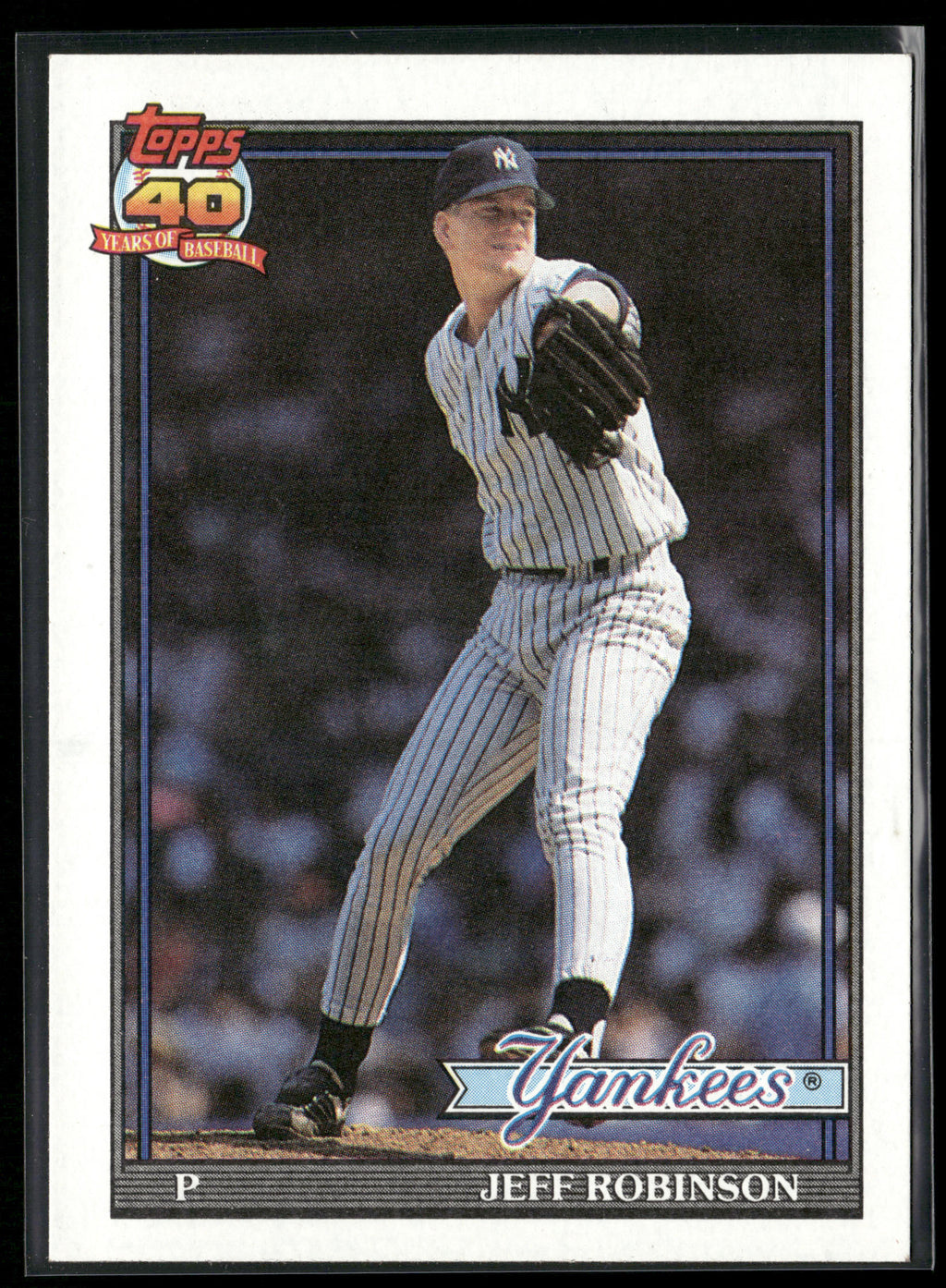 1991 Topps #19 Jeff Robinson