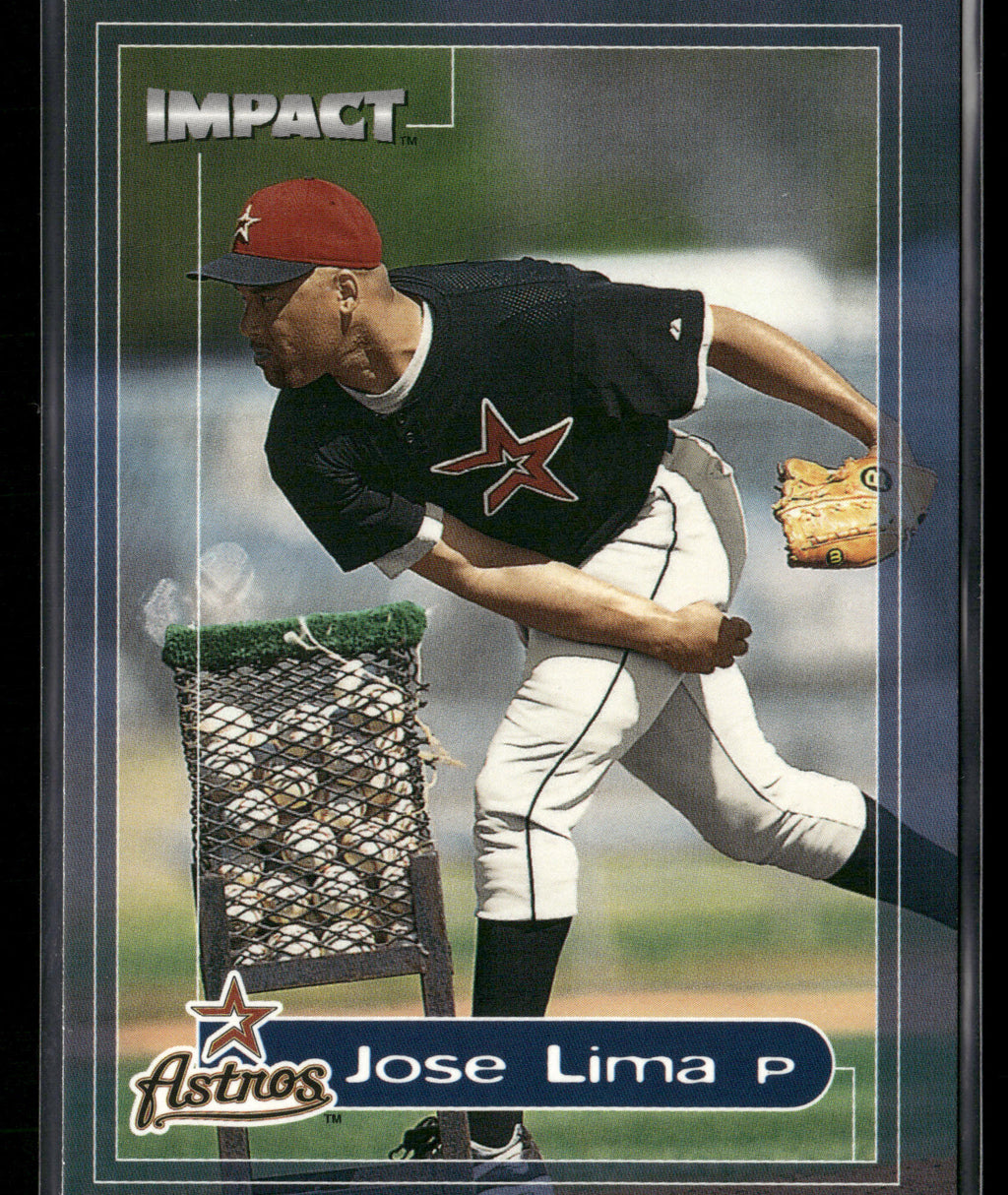 2000 Fleer Impact #65 Jose Lima