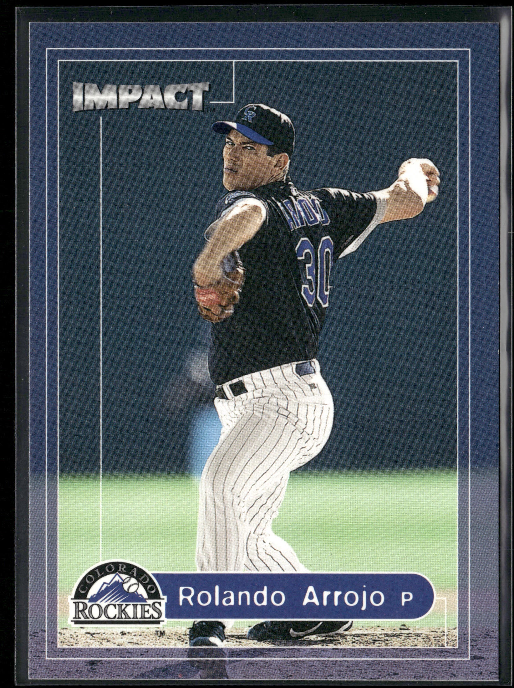 2000 Fleer Impact #196 Rolando Arrojo
