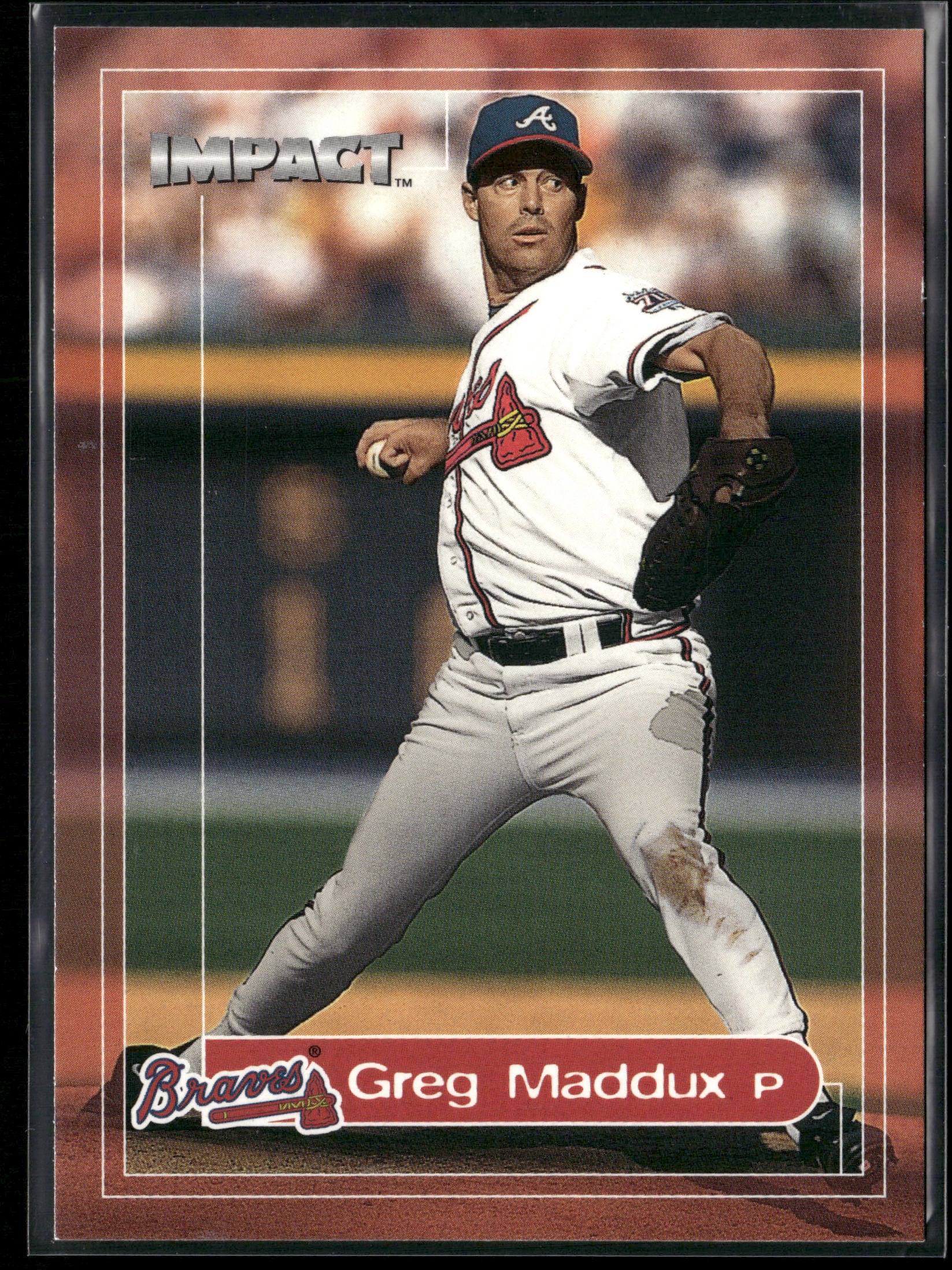 2000 Fleer Impact #192 Greg Maddux