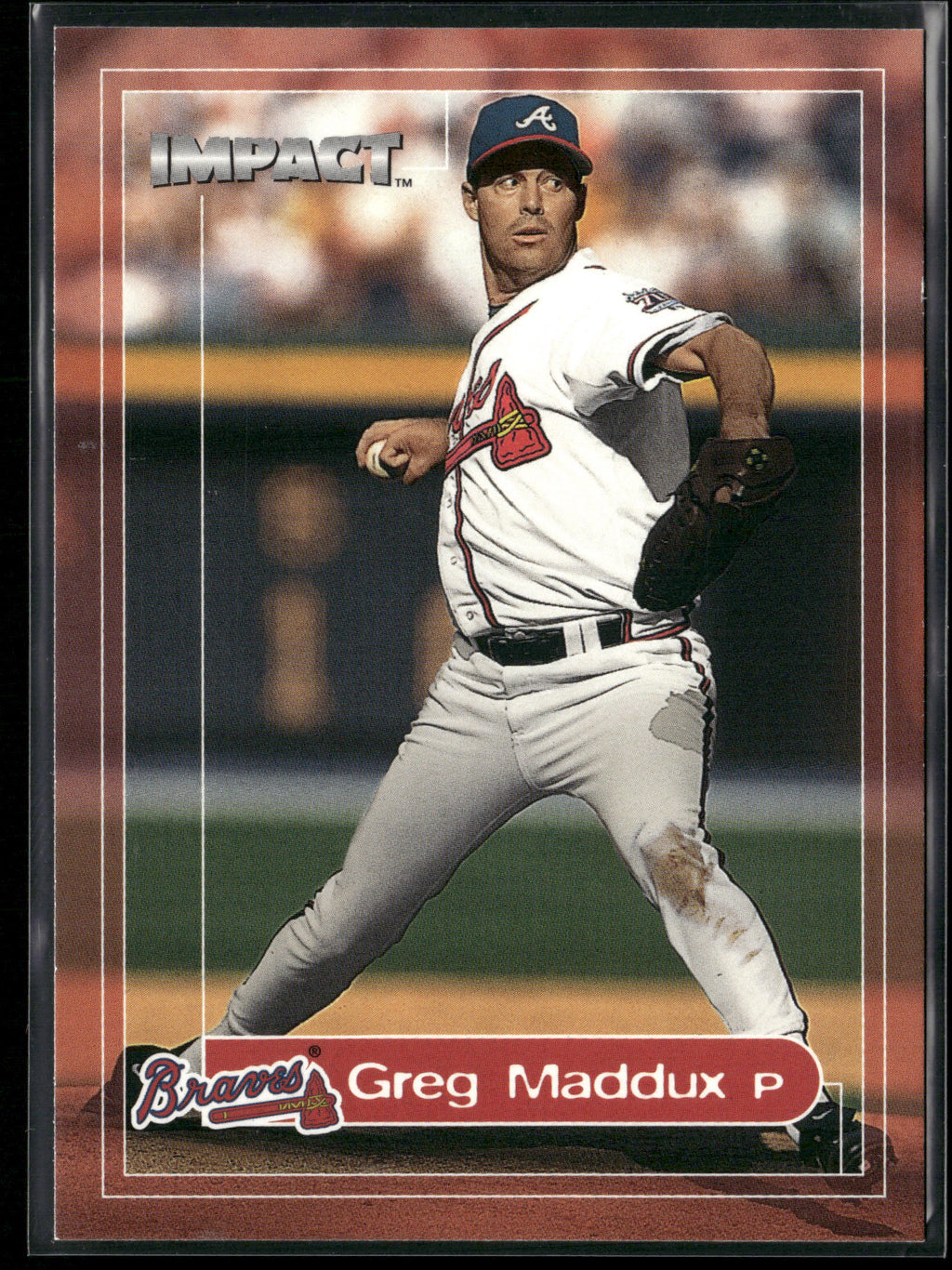 2000 Fleer Impact #192 Greg Maddux