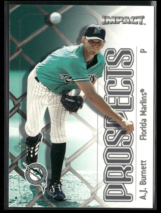 2000 Fleer Impact #156 A.J. Burnett