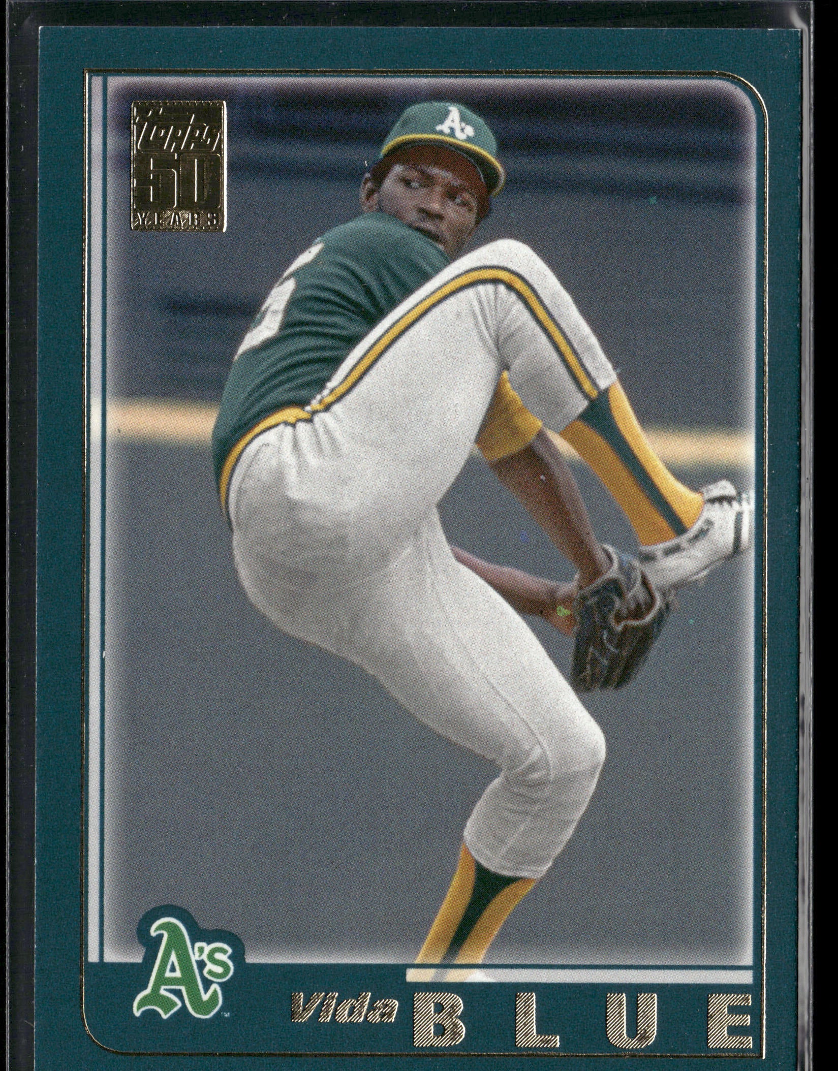 2021 Topps Archives #239 Vida Blue 70 Years of Baseball Emblem