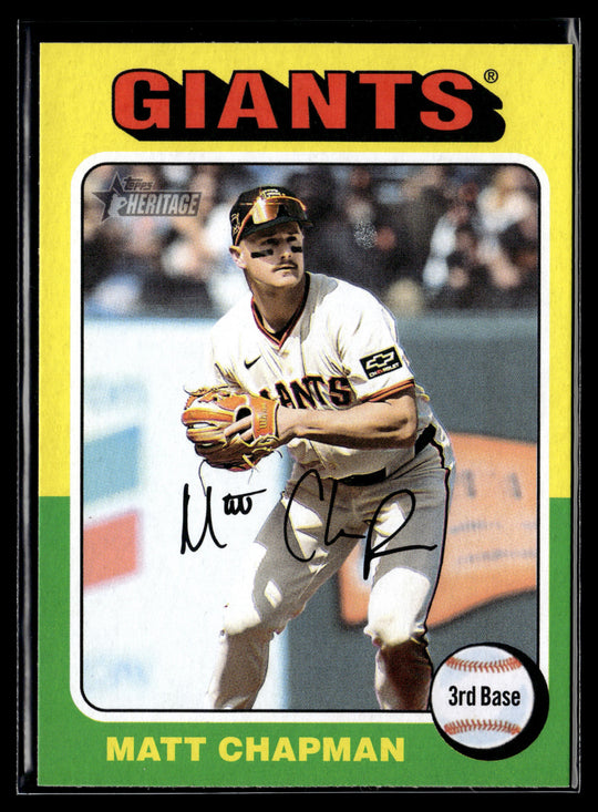 2024 Topps Heritage #511 Matt Chapman
