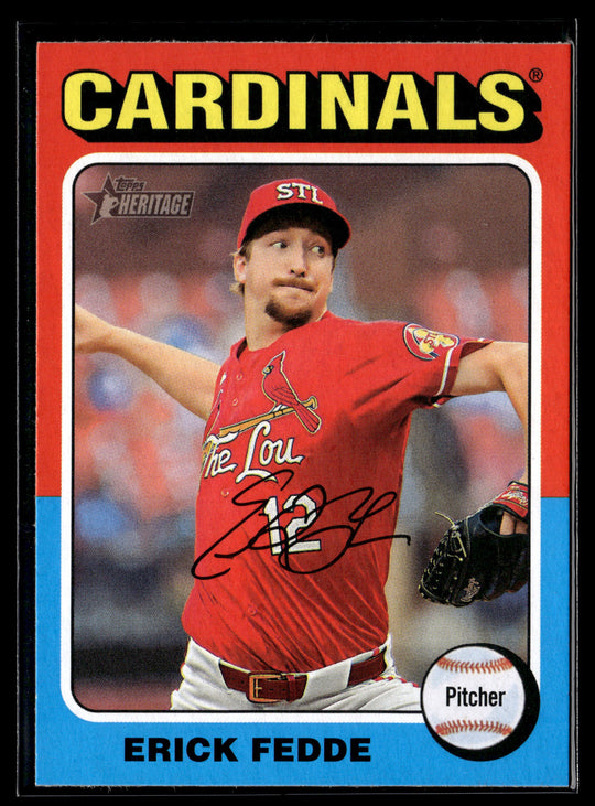 2024 Topps Heritage #533 Erick Fedde