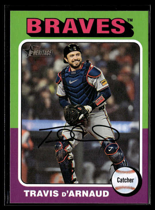 2024 Topps Heritage #648 Travis d'Arnaud
