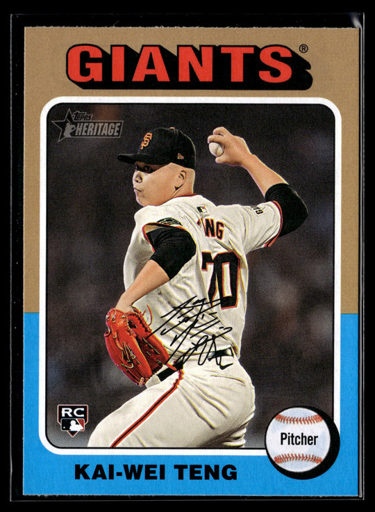 2024 Topps Heritage #638 Kai-Wei Teng