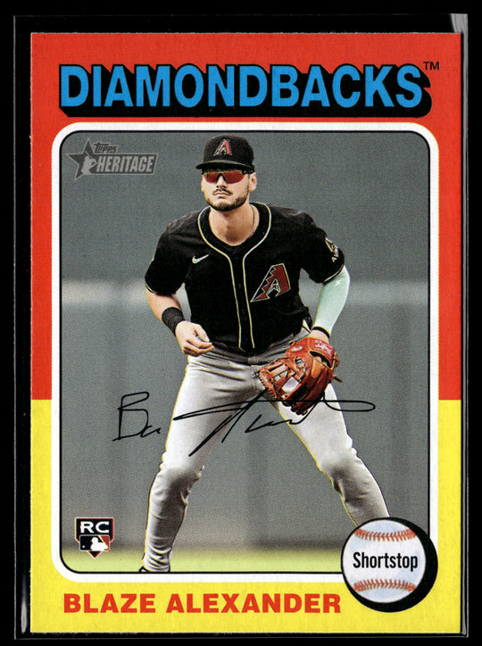 2024 Topps Heritage #629 Blaze Alexander