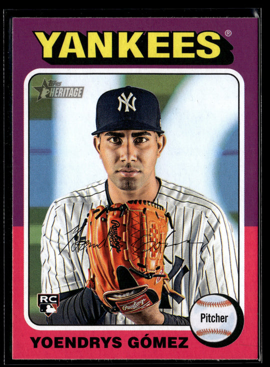 2024 Topps Heritage #661 Yoendrys Gómez
