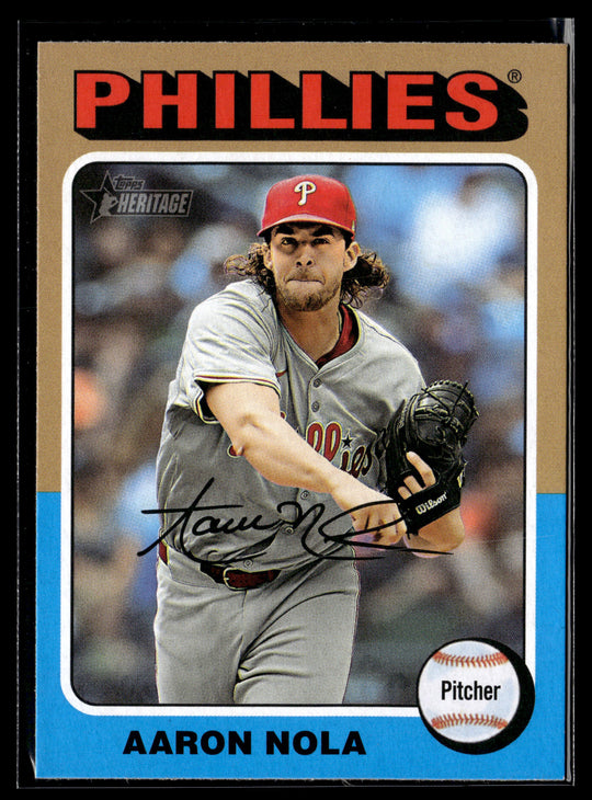 2024 Topps Heritage #596 Aaron Nola