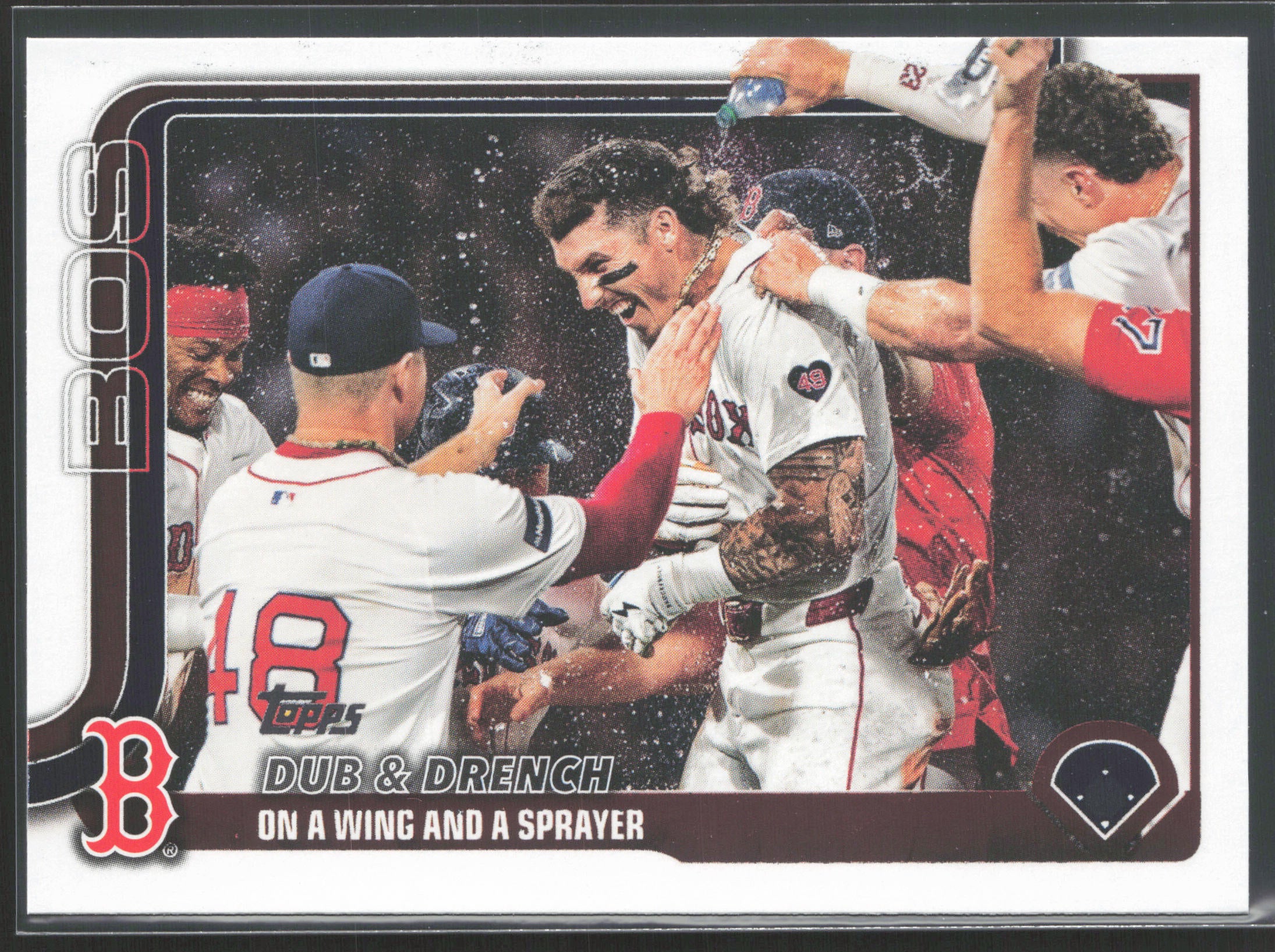2025 Topps #312 Dub &amp; Drench: On a Wing and a Sprayer