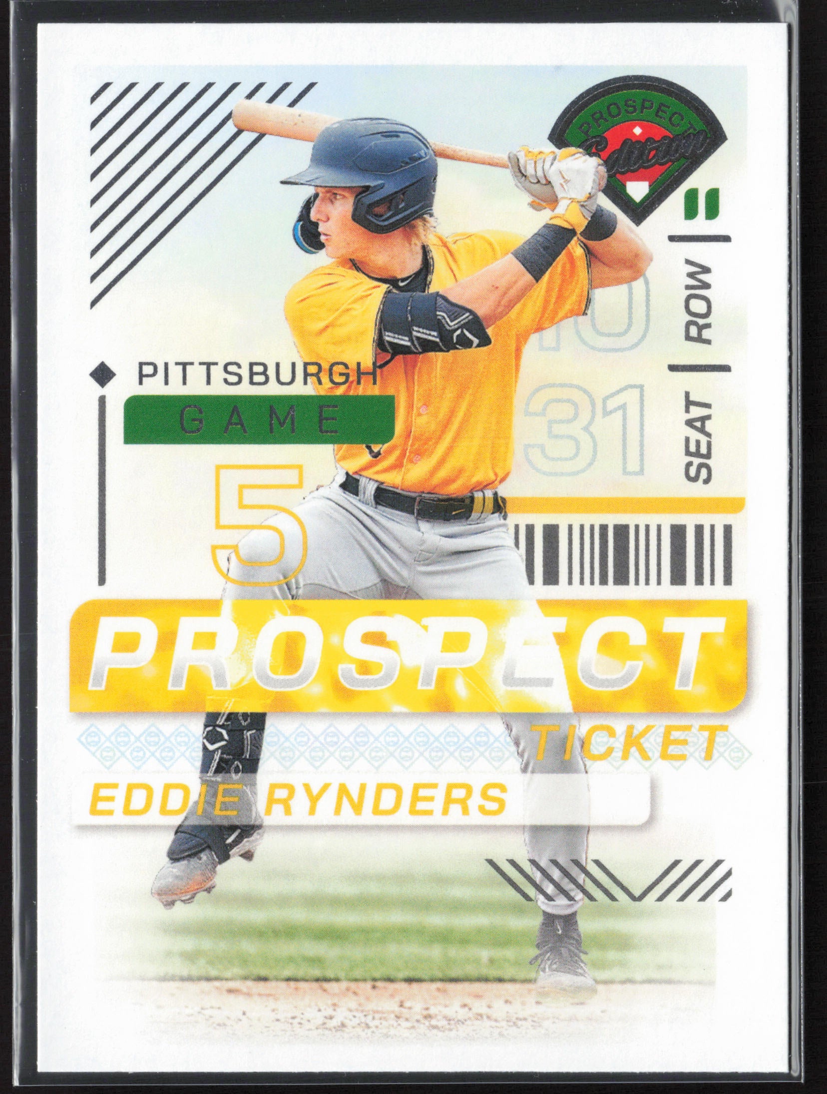 2024 Panini Prospect Edition #63 Eddie Rynders