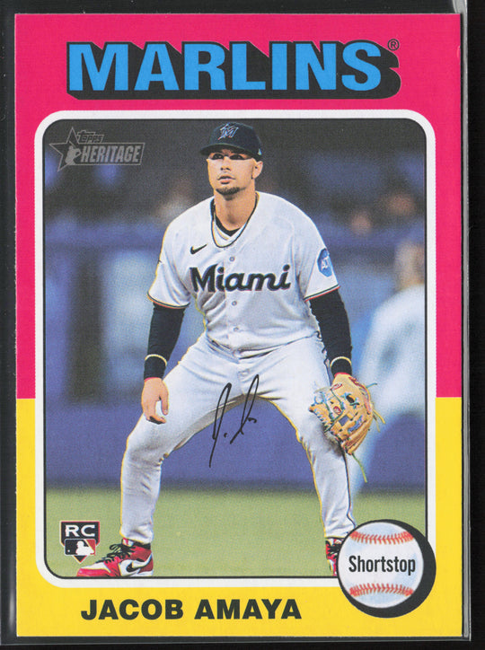 2024 Topps Heritage #626 Jacob Amaya