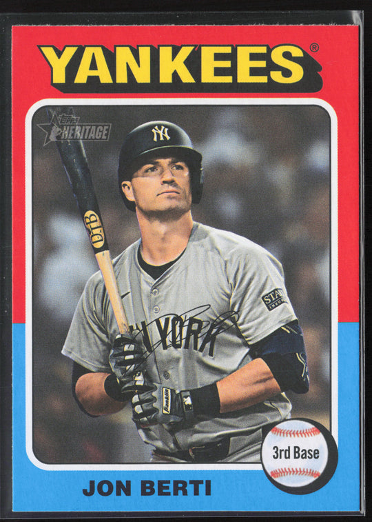 2024 Topps Heritage #655 Jon Berti