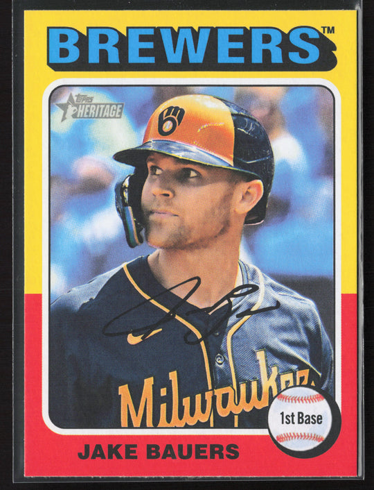 2024 Topps Heritage #539 Jake Bauers