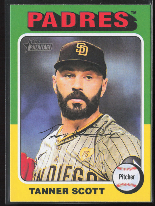 2024 Topps Heritage #506 Tanner Scott
