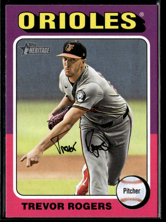 2024 Topps Heritage #555 Trevor Rogers