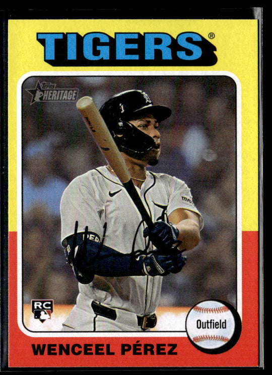 2024 Topps Heritage #698 Wenceel Pérez