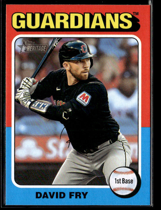 2024 Topps Heritage #654 David Fry
