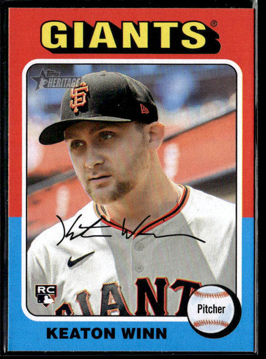 2024 Topps Heritage #695 Keaton Winn