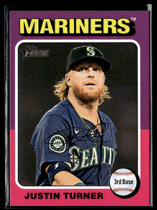 2024 Topps Heritage #586 Justin Turner