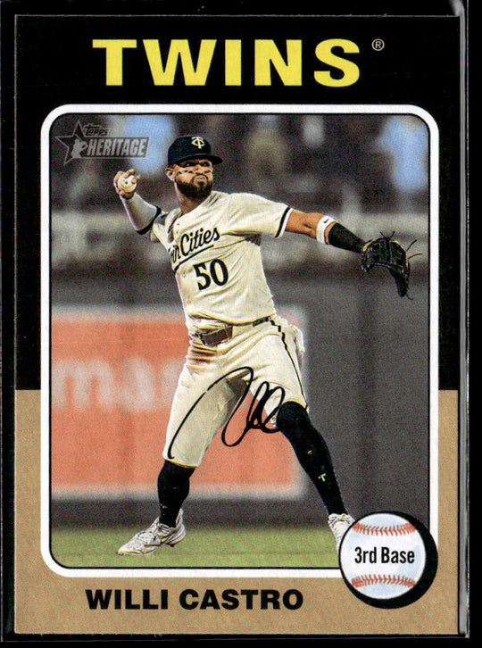 2024 Topps Heritage #608 Willi Castro