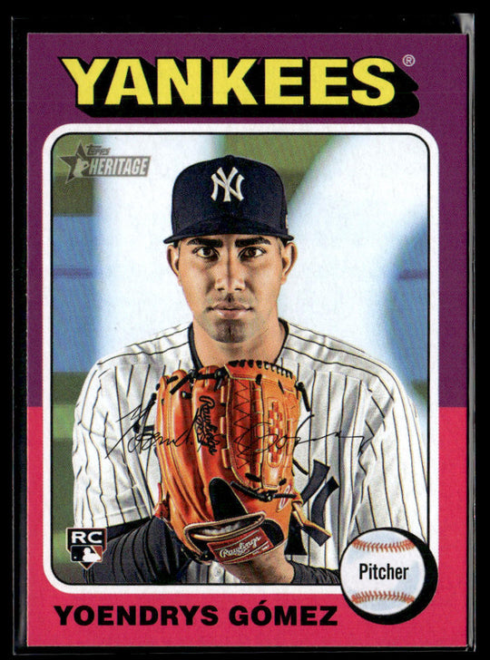 2024 Topps Heritage #661 Yoendrys Gómez