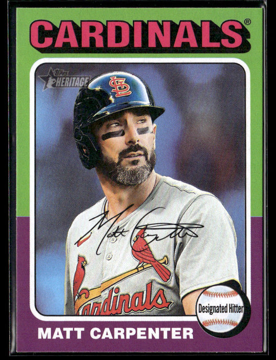 2024 Topps Heritage #589 Matt Carpenter