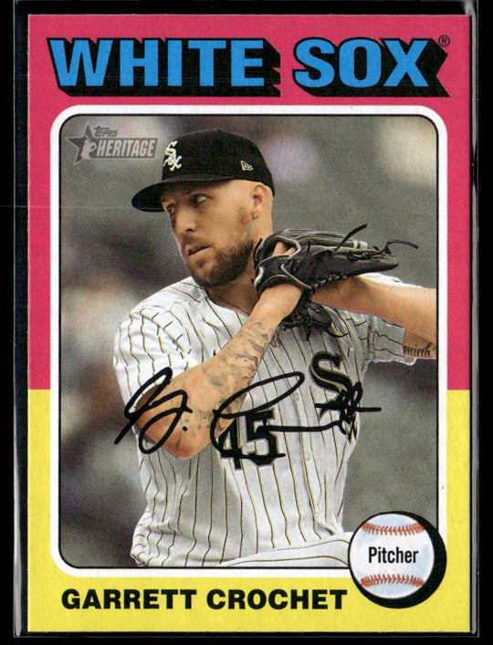 2024 Topps Heritage #627 Garrett Crochet