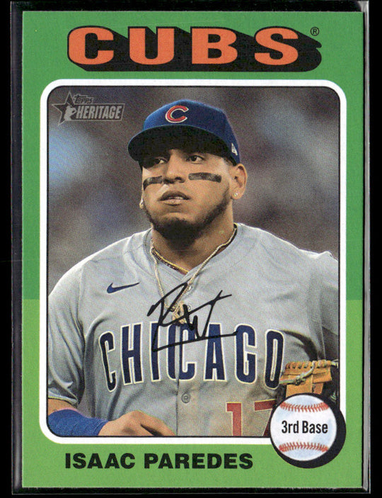 2024 Topps Heritage #573 Isaac Paredes
