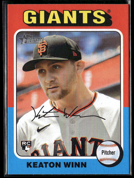 2024 Topps Heritage #695 Keaton Winn