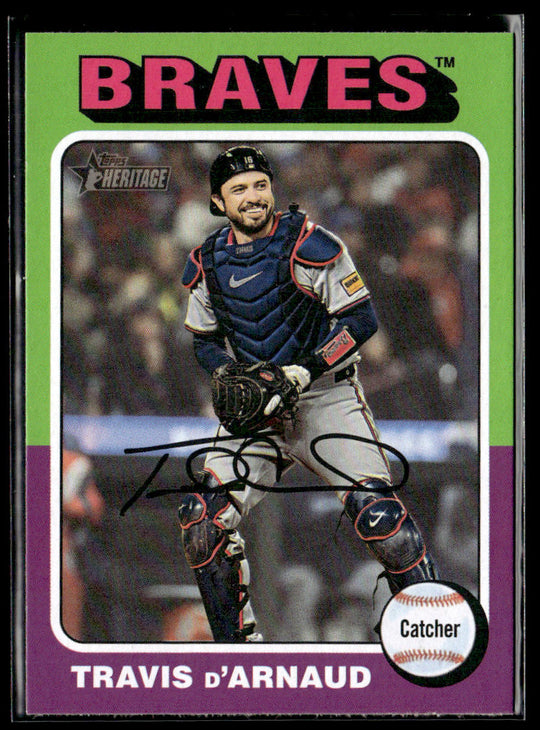 2024 Topps Heritage #648 Travis d'Arnaud
