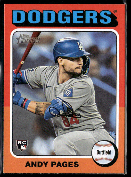 2024 Topps Heritage #696 Andy Pages