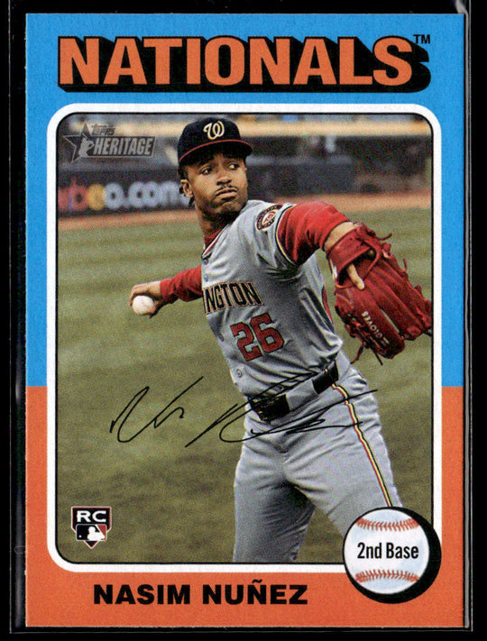2024 Topps Heritage #687 Nasim Nuñez