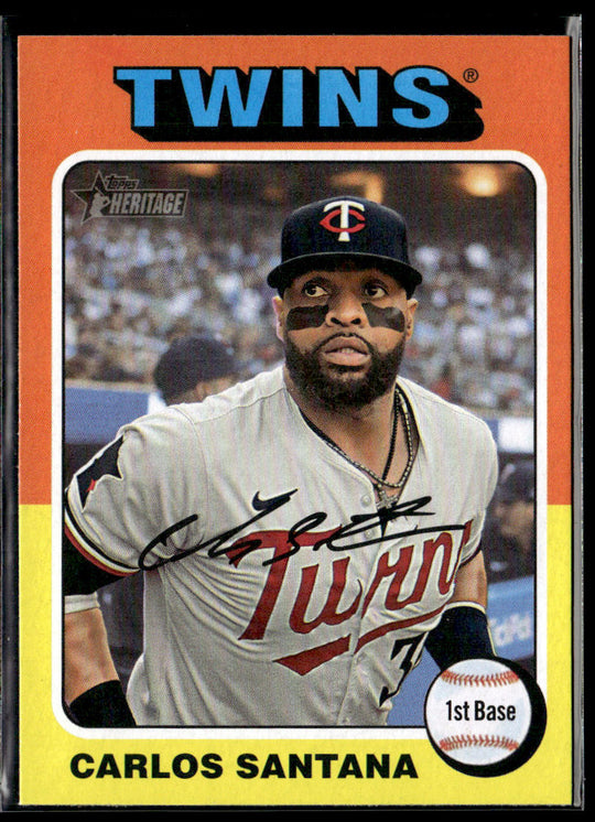 2024 Topps Heritage #663 Carlos Santana
