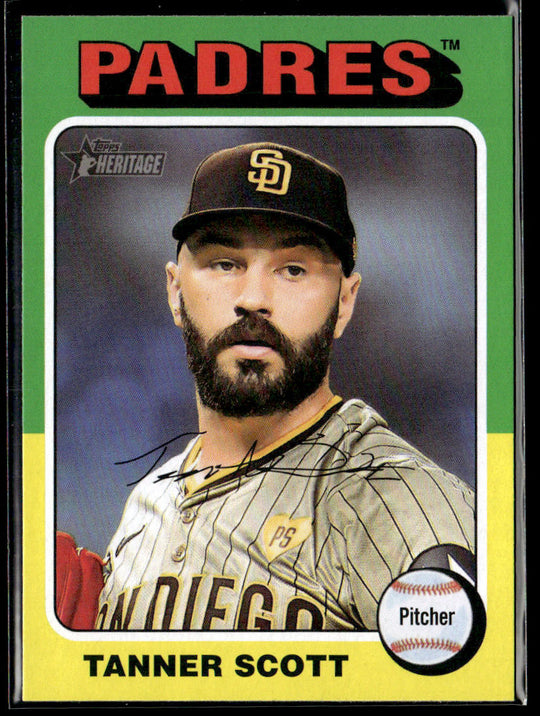 2024 Topps Heritage #506 Tanner Scott