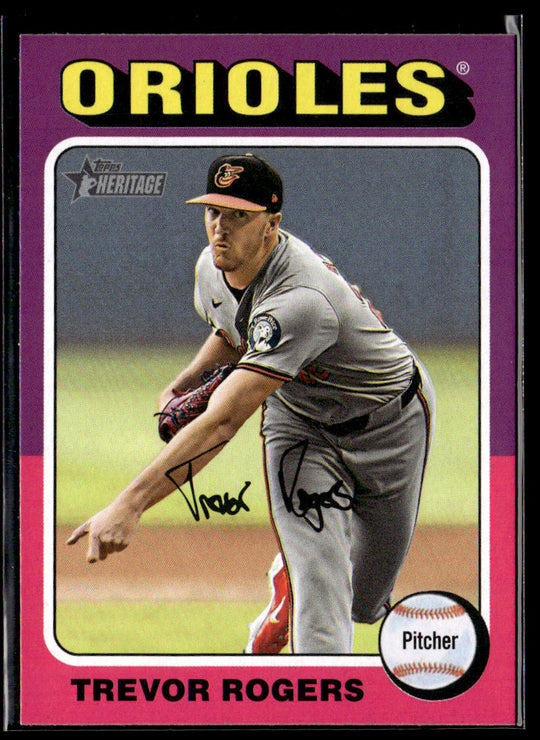 2024 Topps Heritage #555 Trevor Rogers