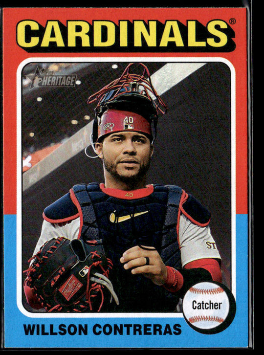 2024 Topps Heritage #520 Willson Contreras