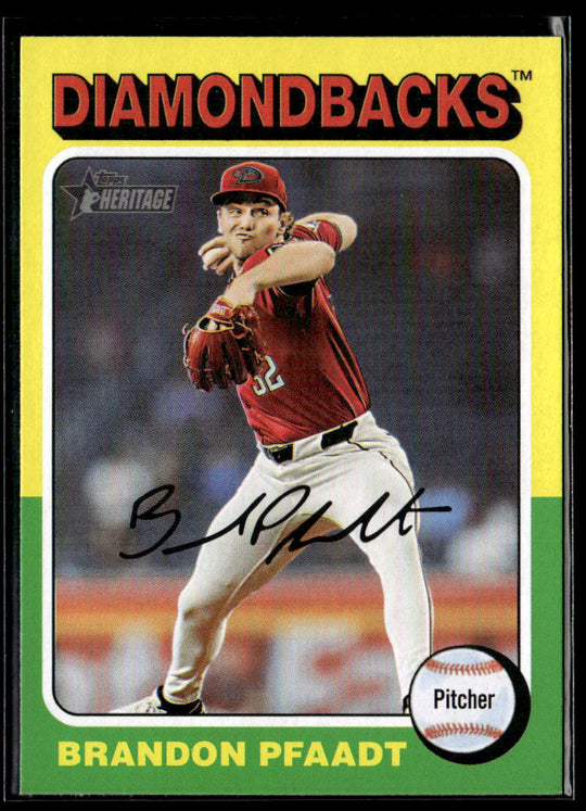 2024 Topps Heritage #656 Brandon Pfaadt