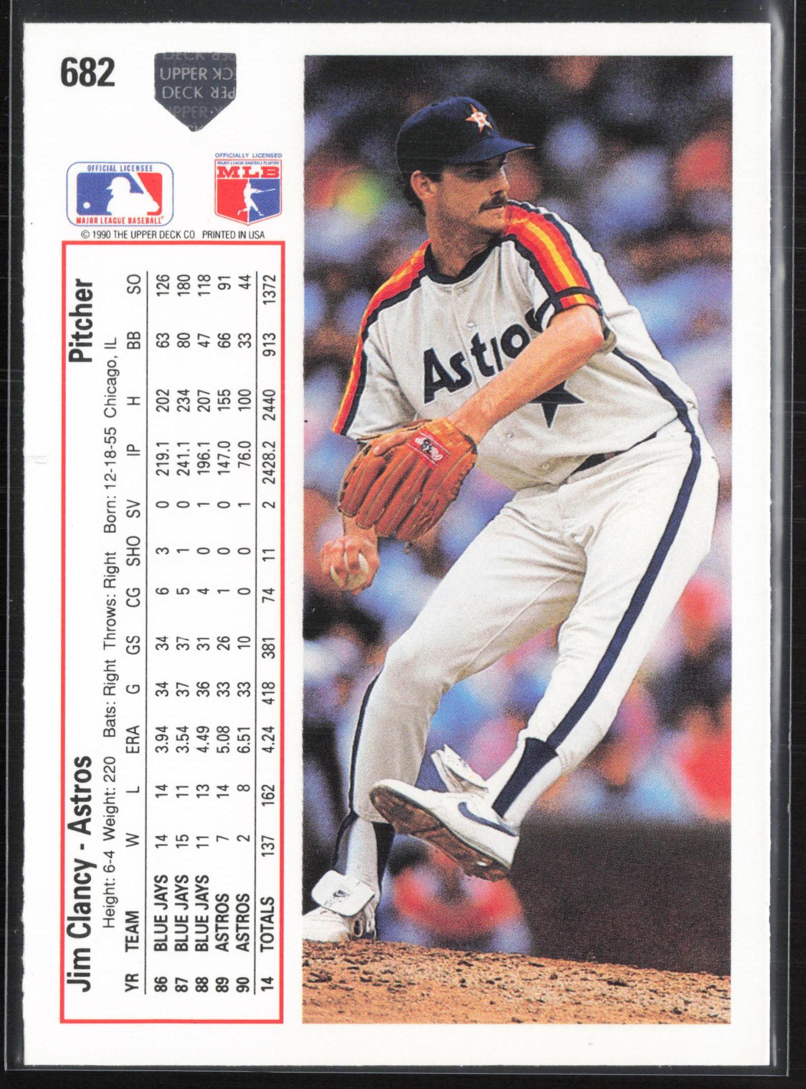 1991 Upper Deck #682 Jim Clancy